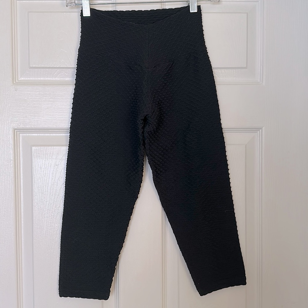 Black Booty by Brabants Croco Skin Leggings